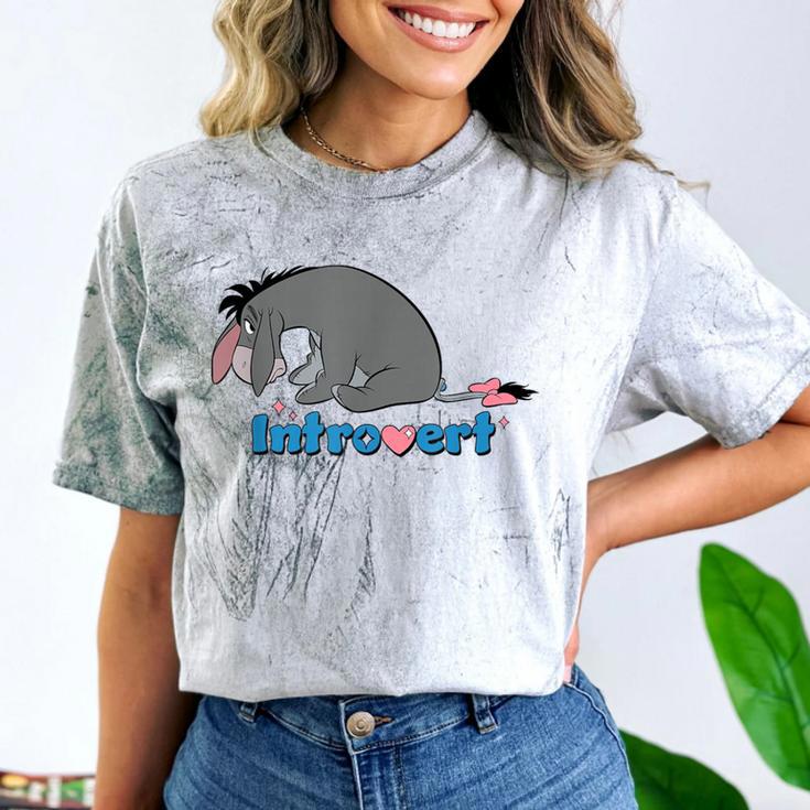 Disney Winnie The Pooh Introvert Eeyore Logo Comfort Color Blast T-Shirt Disney Winnie The Pooh Introvert Eeyore Logo Comfort Color Blast T-Shirt