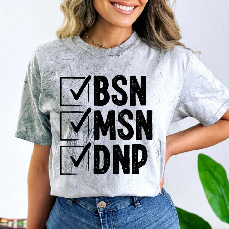 DNP Doctor MSN BSN DNP Nurse DNP Degree Graduation Comfort Color Blast T-Shirt