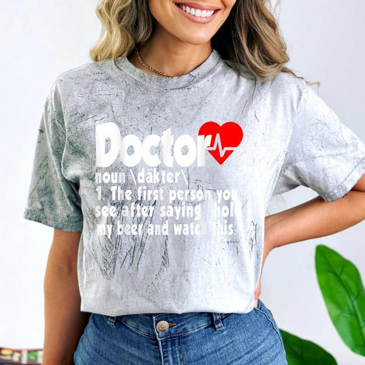 Doctor For Medical Med Student Graduation Comfort Color Blast T-Shirt