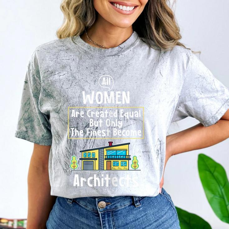The Finest Architect For Graduation Women Comfort Color Blast T-Shirt