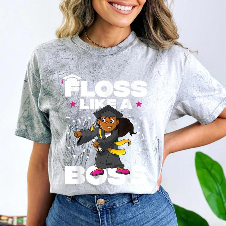 Floss Like A Boss Shirt Class Of 2019 Graduation Kids Comfort Color Blast T-Shirt