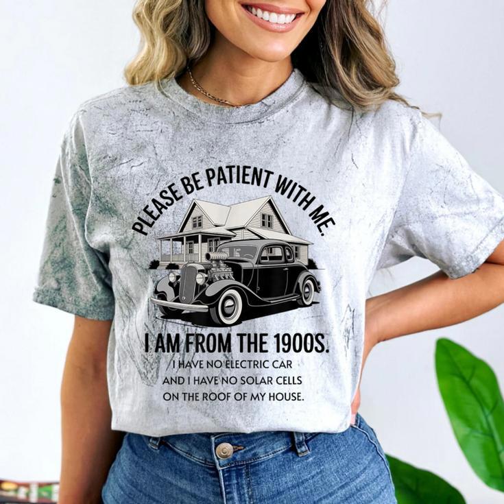 Forgive Me I'm From The 1900s No E-Car No SolarCells Comfort Color Blast T-Shirt