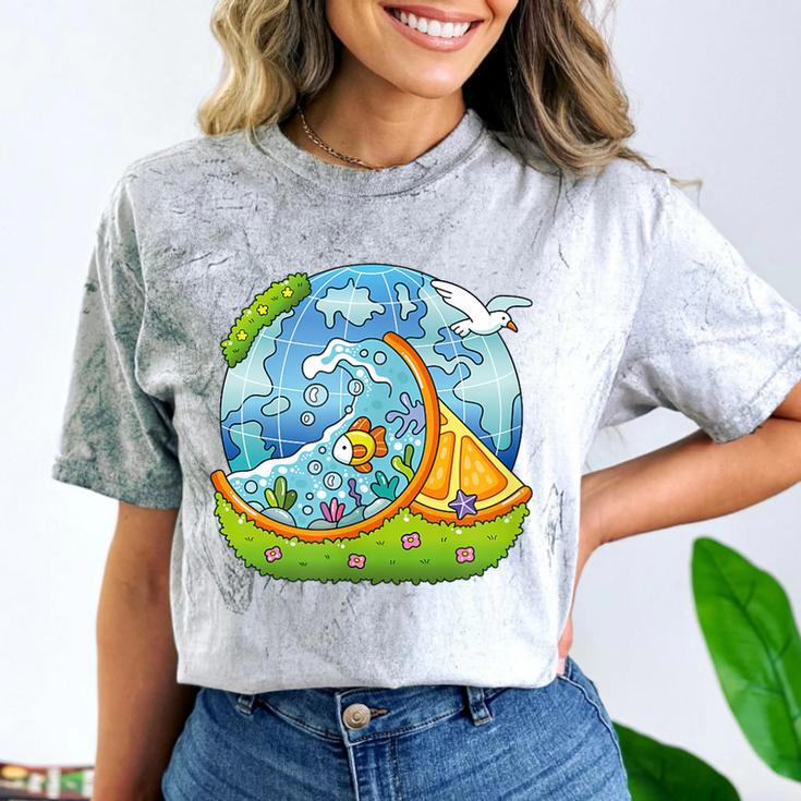 Frutiger Aero Y2K Fashion Trends Statement Piece Tech Orange Comfort Color Blast T-Shirt Frutiger Aero Y2K Fashion Trends Statement Piece Tech Orange Comfort Color Blast T-Shirt