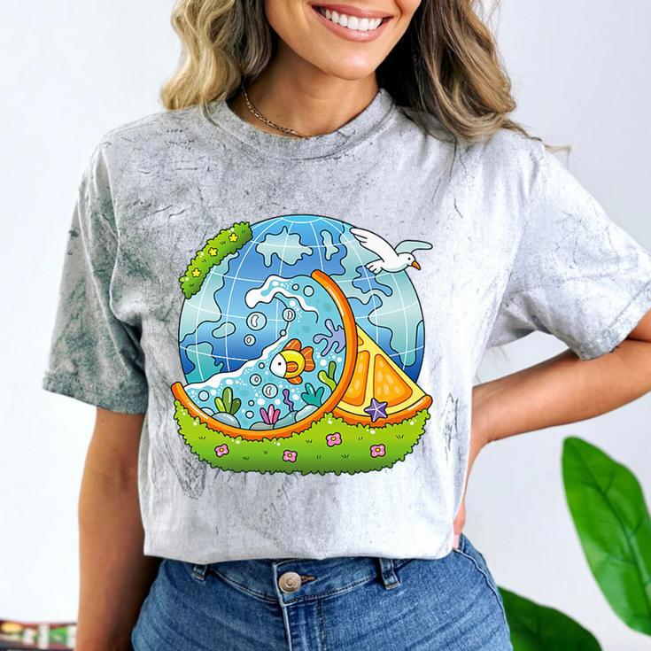 Frutiger Aero Y2K Fashion Trends Statement Piece Tech Orange Premium Comfort Color Blast T-Shirt