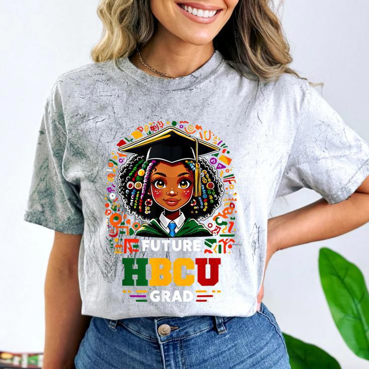 Future HBCU Grad Graduation Students Girl Kids Comfort Color Blast T-Shirt