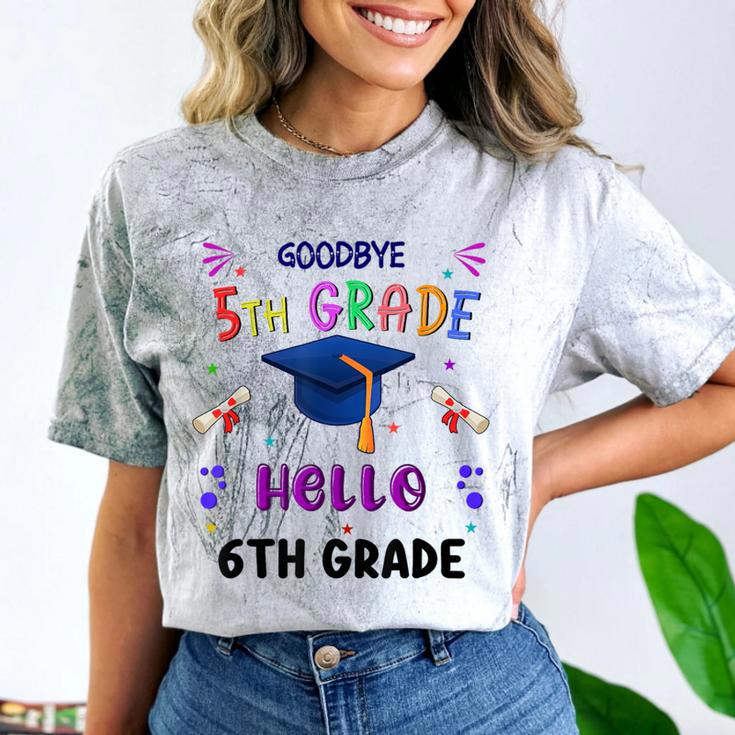 Goodbye 5th Grade Graduation 2025 6th Grade Graduate Kids Comfort Color Blast T-Shirt