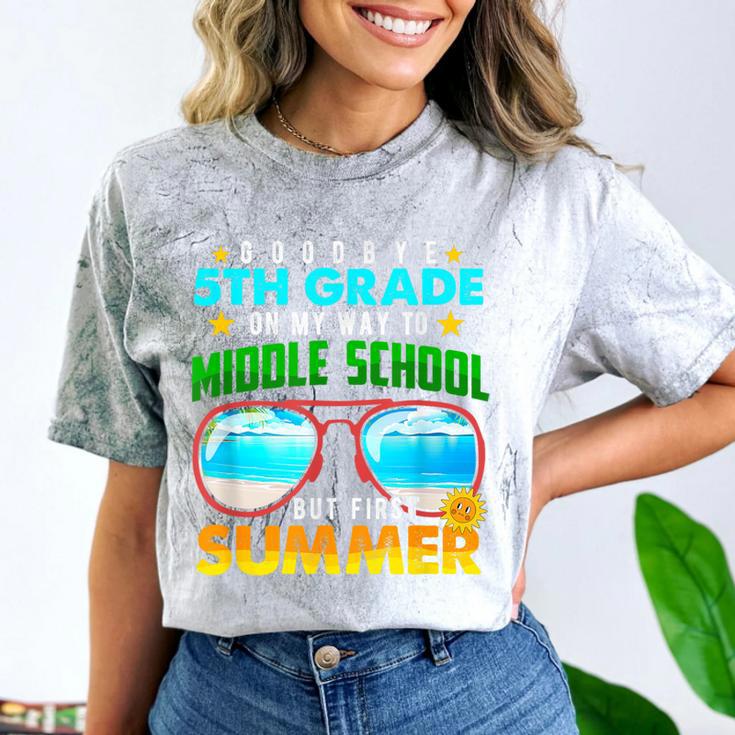 Goodbye 5th Grade Graduation To 6th Grade Hello Summer Kids Comfort Color Blast T-Shirt