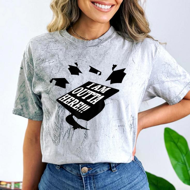 GRADUATION 2018 I AM OUTTA HERE SCHOOL MOVING UP GIFT SHIRT Comfort Color Blast T-Shirt