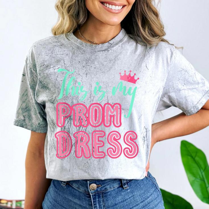 Graduation Tee This Is My Prom Dress 2021 Graduate Comfort Color Blast T-Shirt