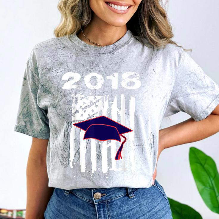 High School GraduationShirt Flag College Graduation Comfort Color Blast T-Shirt
