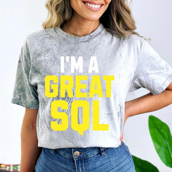 I'm A Great SQL Introvert Saying Inbound Marketing Premium Tri-Blend Comfort Color Blast T-Shirt I'm A Great SQL Introvert Saying Inbound Marketing Premium Tri-Blend Comfort Color Blast T-Shirt