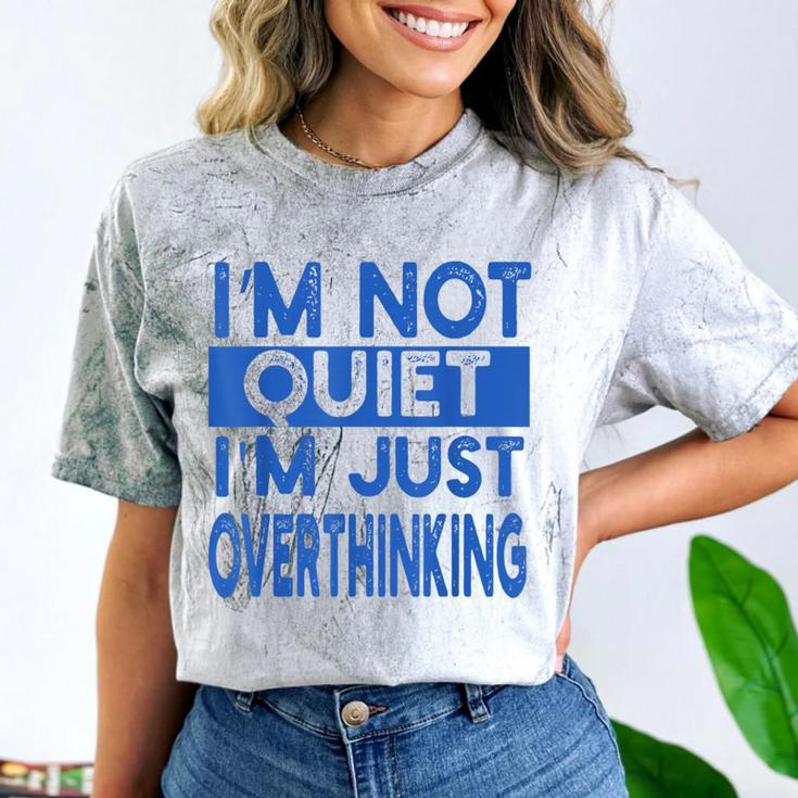 I'm Not Quite I'm Overthinking Introvert Quote Comfort Color Blast T-Shirt I'm Not Quite I'm Overthinking Introvert Quote Comfort Color Blast T-Shirt