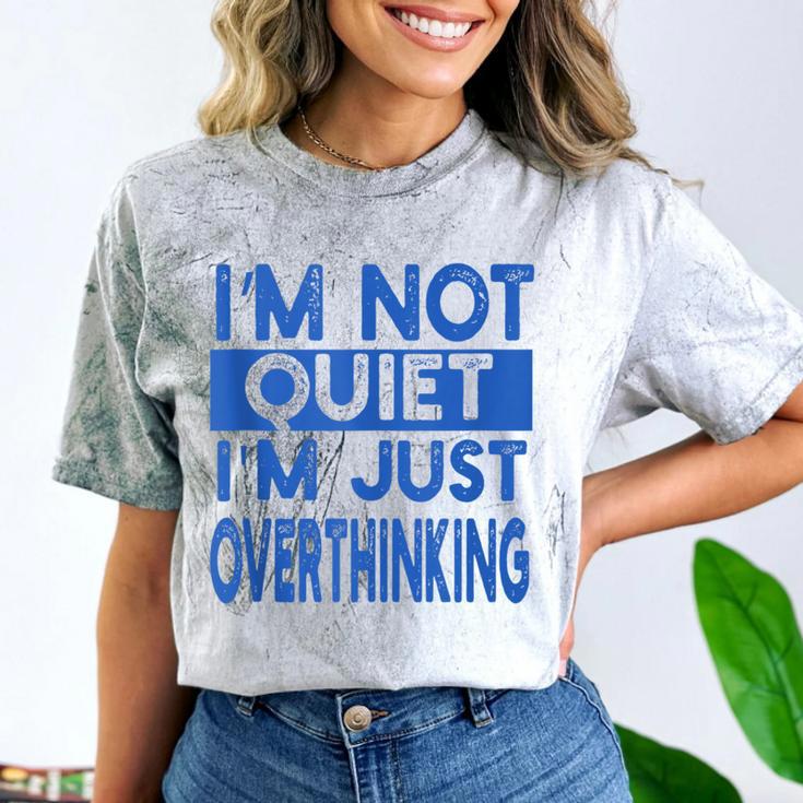I'm Not Quite I'm Overthinking Introvert Quote Comfort Color Blast T-Shirt I'm Not Quite I'm Overthinking Introvert Quote Comfort Color Blast T-Shirt