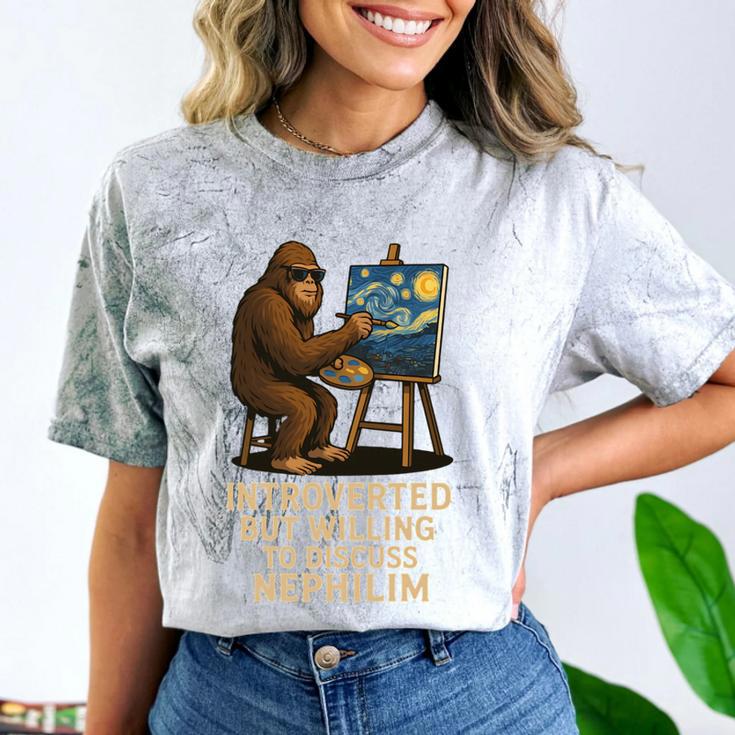 Introverted But Willing To Discuss Nephilim Comfort Color Blast T-Shirt Introverted But Willing To Discuss Nephilim Comfort Color Blast T-Shirt