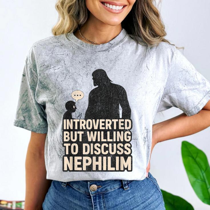 Introverted But Willing To Discuss Nephilim Tee Comfort Color Blast T-Shirt Introverted But Willing To Discuss Nephilim Tee Comfort Color Blast T-Shirt