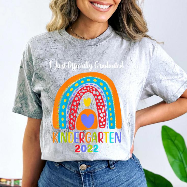 Kids I Officially Graduated Kindergarten Graduation Class Of 2022 Comfort Color Blast T-Shirt