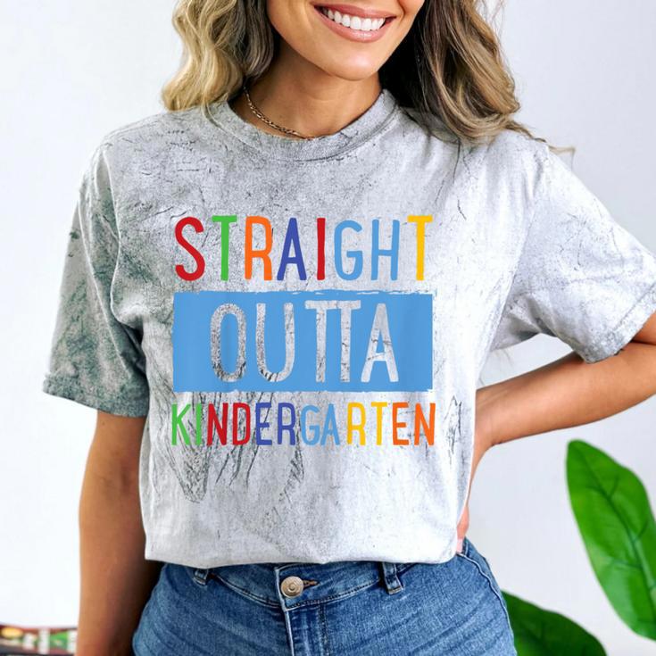 Kids STRAIGHT OUTTA KINDERGARTEN T-SHIRT FUNNY GRADUATION GIFT Comfort Color Blast T-Shirt