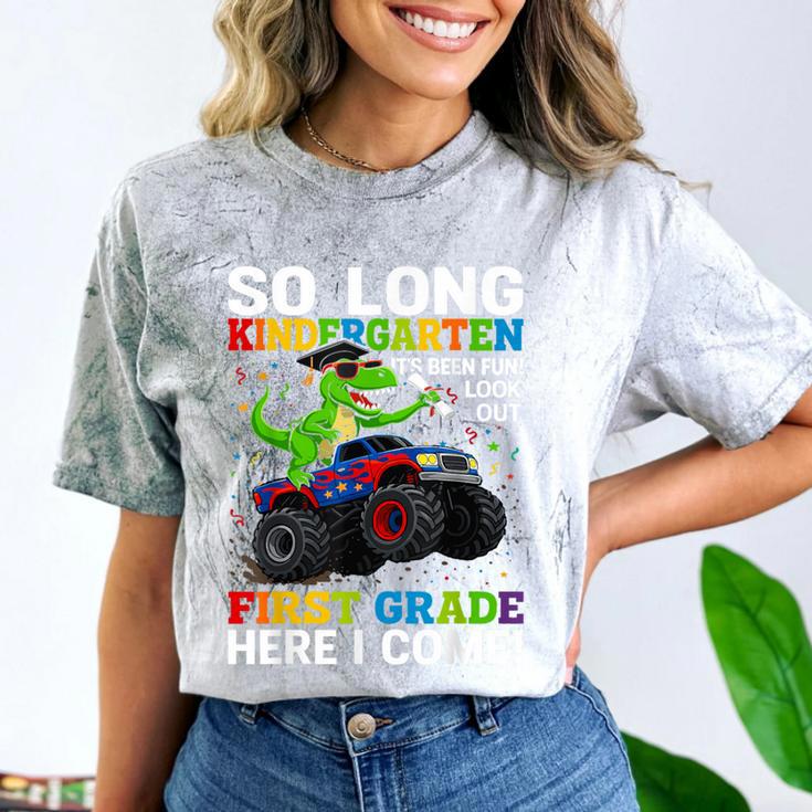 Kindergarten Graduate 2025 Kindergarten Graduation Dino Trex Comfort Color Blast T-Shirt