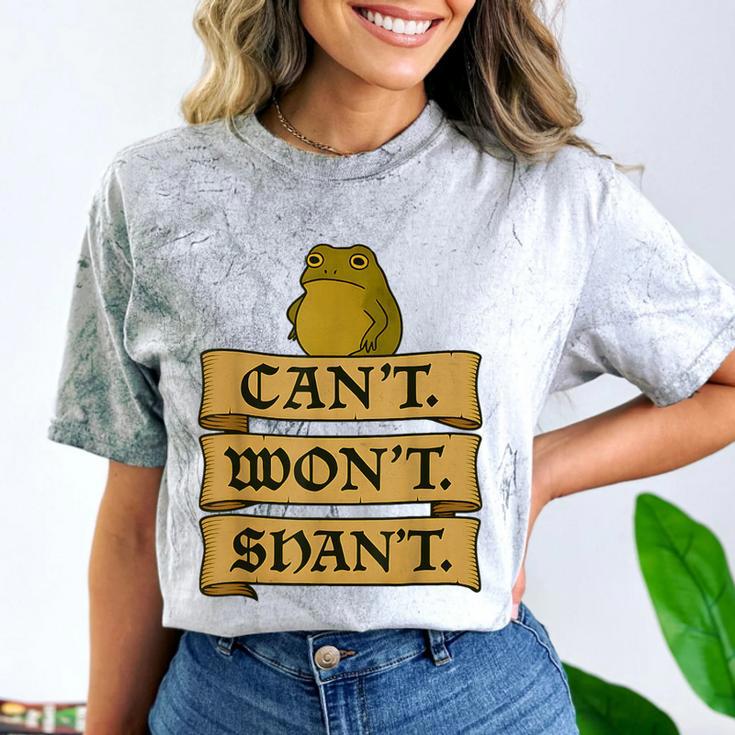 Medieval Frog Meme Sarcastic Introvert Humor Fantasy Comfort Color Blast T-Shirt Medieval Frog Meme Sarcastic Introvert Humor Fantasy Comfort Color Blast T-Shirt