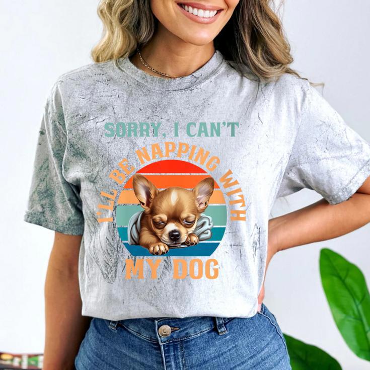 Napping Chihuahua Dog Breed Sleeping Pet Pup Introvert Comfort Color Blast T-Shirt Napping Chihuahua Dog Breed Sleeping Pet Pup Introvert Comfort Color Blast T-Shirt