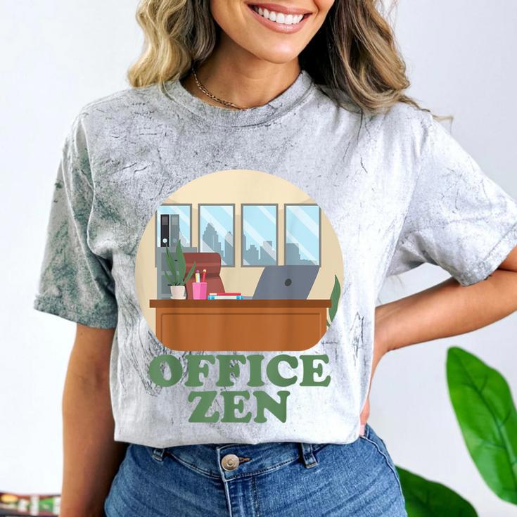 Office Zen Introvert Office Staff Secretary Employee Admin Comfort Color Blast T-Shirt Office Zen Introvert Office Staff Secretary Employee Admin Comfort Color Blast T-Shirt