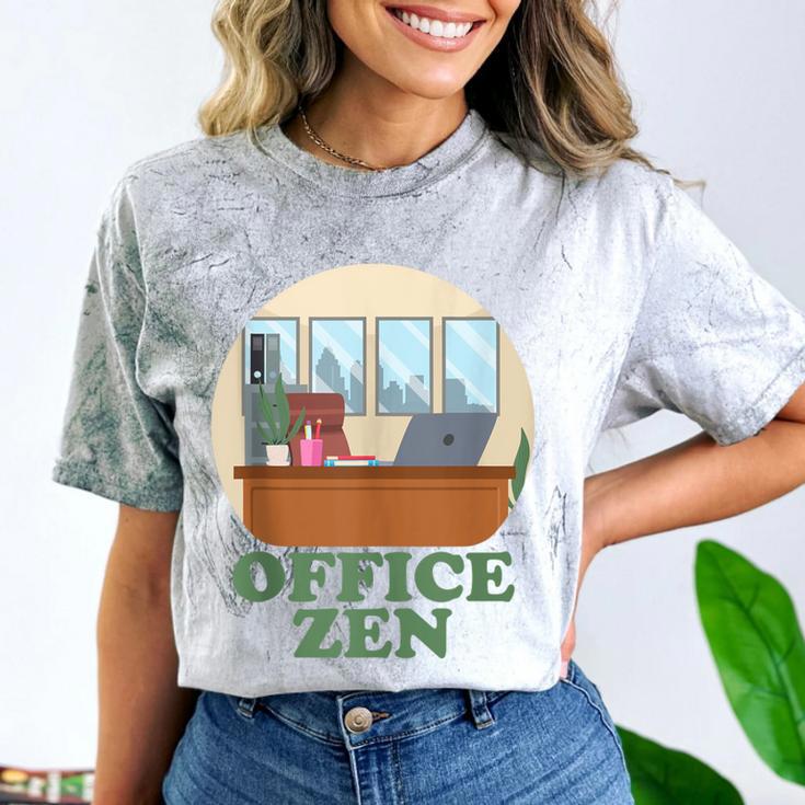 Office Zen Introvert Office Staff Secretary Employee Admin Comfort Color Blast T-Shirt Office Zen Introvert Office Staff Secretary Employee Admin Comfort Color Blast T-Shirt