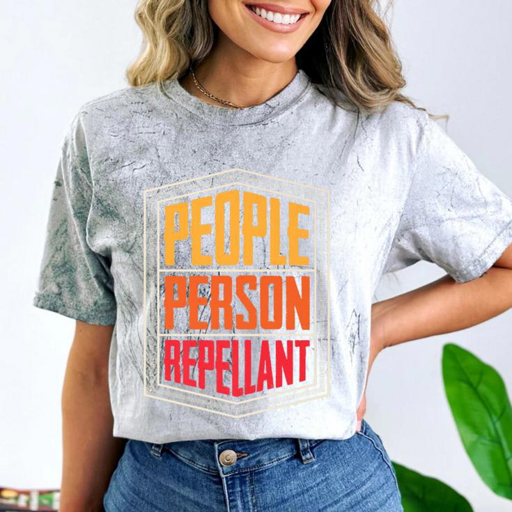 People Person Repellant Introvert Premium Comfort Color Blast T-Shirt People Person Repellant Introvert Premium Comfort Color Blast T-Shirt