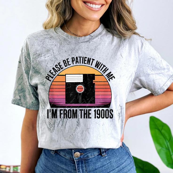 Please Be Patient With Me I'm From The 1900s Floppy Disk Comfort Color Blast T-Shirt