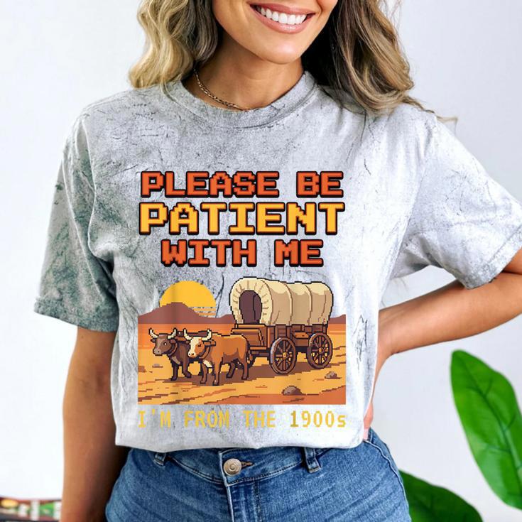 Please Be Patient I'm From The 1900s Retro Pixel Art Comfort Color Blast T-Shirt