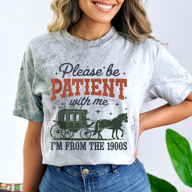 Please Be Patient I'm From The 1900s Throwback Comfort Color Blast T-Shirt