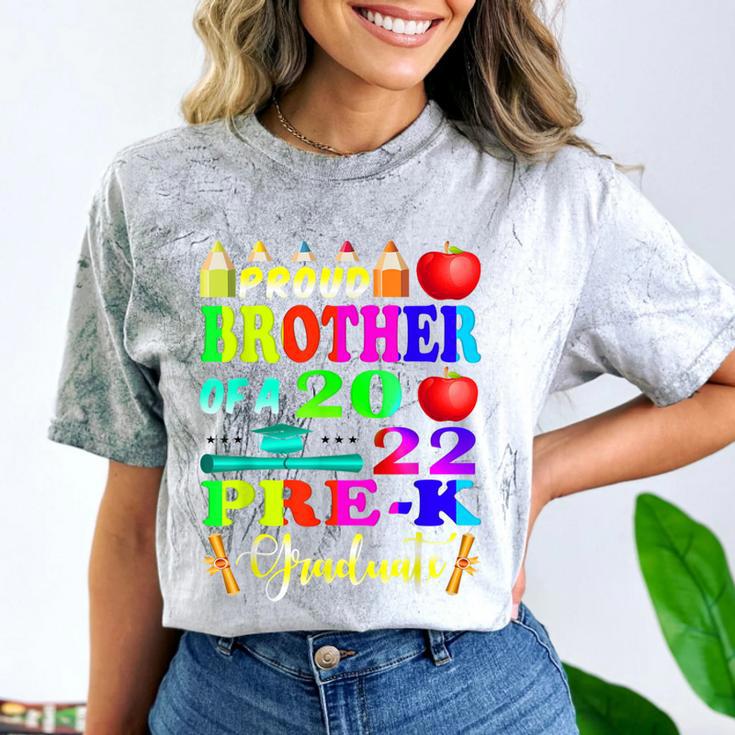 Proud Brother Of 2022 Pre K Graduate Graduation Comfort Color Blast T-Shirt