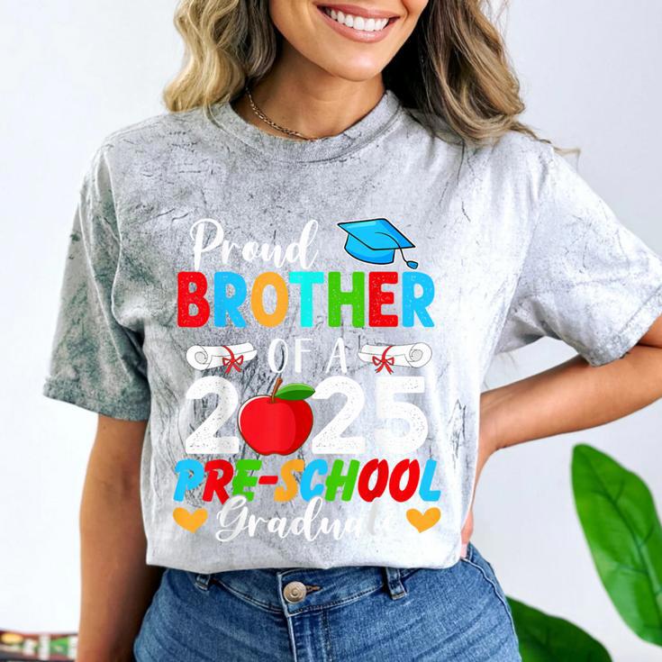 Proud Brother Of a 2025 Preschool Graduate Graduation Comfort Color Blast T-Shirt