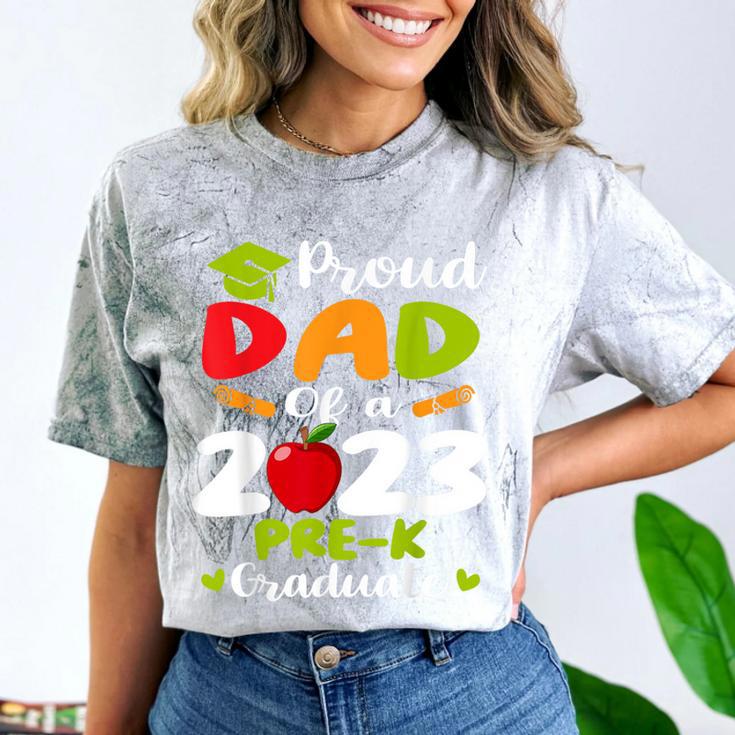 Proud Dad Of 2023 Pre K Graduate Graduation Comfort Color Blast T-Shirt