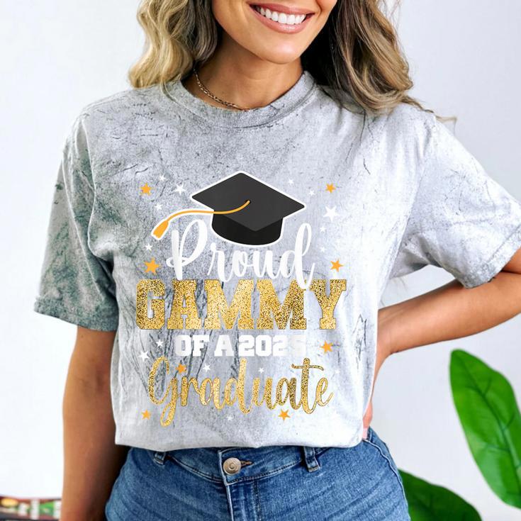 Proud Gammy Of A Class Of 2025 Graduate Senior Graduation Comfort Color Blast T-Shirt