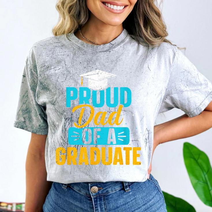 Proud Graduation Dad Father Of Graduates Comfort Color Blast T-Shirt