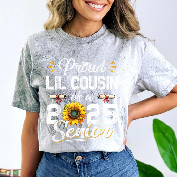 Proud Lil Cousin Of A Class Of 2025 Senior Graduation 2025 Comfort Color Blast T-Shirt