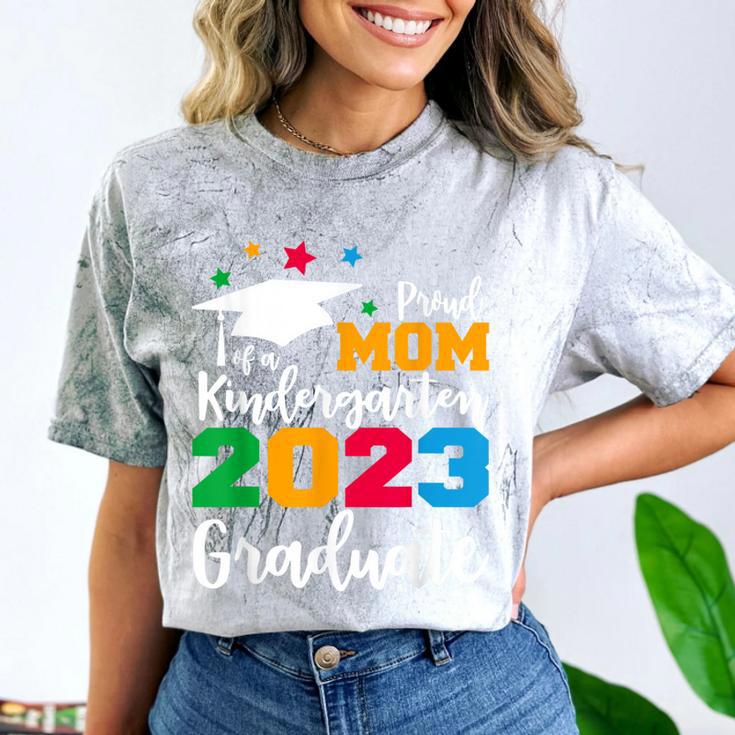 Proud Mom Of A 2023 Graduate Senior 2023 Graduation 23 Comfort Color Blast T-Shirt
