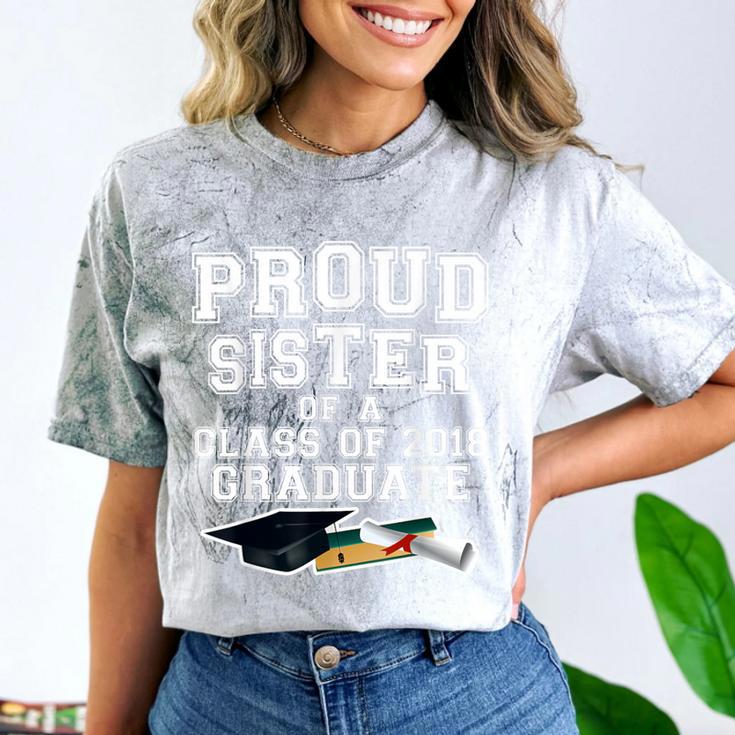 Proud Sister Of A Grad Class Of 2018 Graduation Apparel Comfort Color Blast T-Shirt
