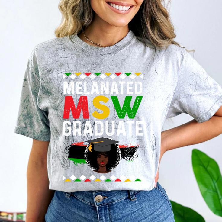 Queen MSW Social Work Grads Masters Graduation Comfort Color Blast T-Shirt