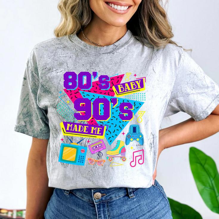 Retro 1980s 80's Baby 1990s 90's Made Me Nostalgia Birthday Premium Tri-Blend Comfort Color Blast T-Shirt