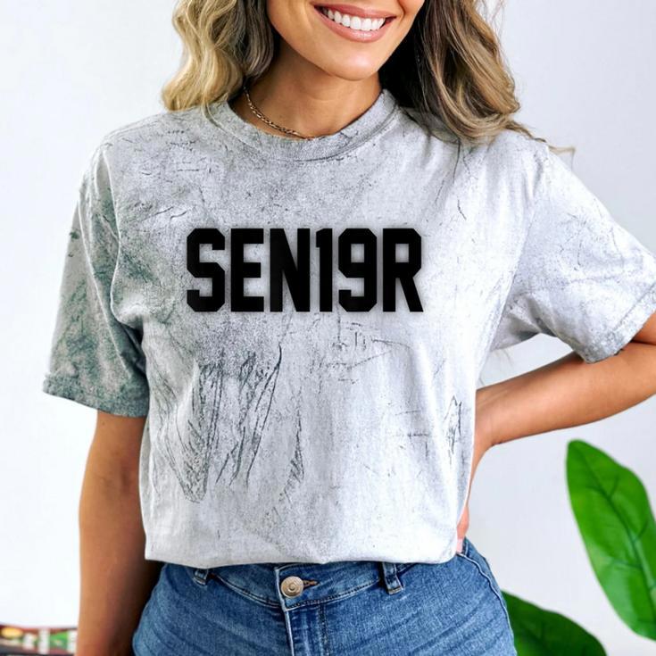 SEN19R Senior 2019 High School Graduation Party T-Shirt Comfort Color Blast T-Shirt