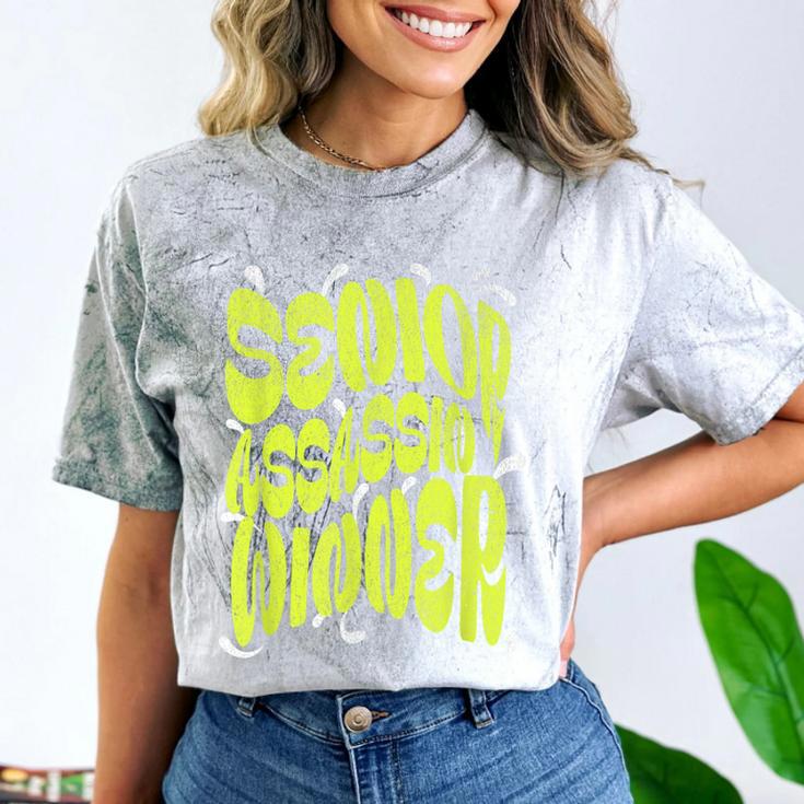 Senior Assassin Winner School Graduation Water Game Comfort Color Blast T-Shirt