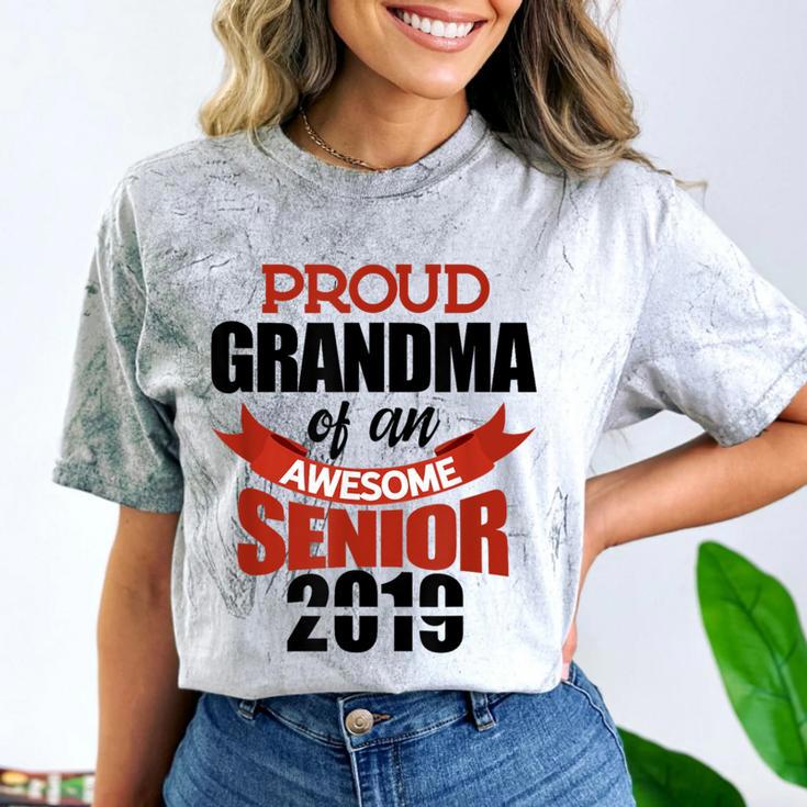 Senior Class Of 2019 Tshirt Graduation Awesome Grandma Comfort Color Blast T-Shirt