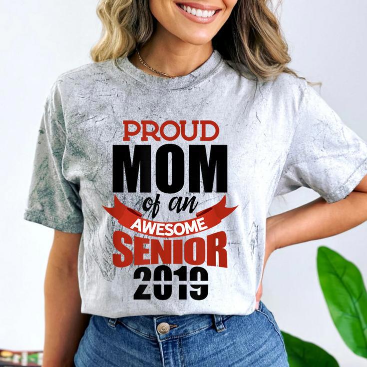 Senior Class Of 2019 Tshirt Graduation Awesome Mom Comfort Color Blast T-Shirt