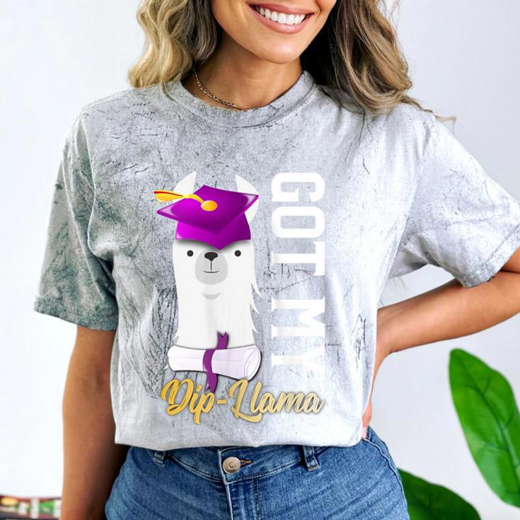 Senior Graduation 2020 Got My Dip-Llama Diploma Llama Pun Comfort Color Blast T-Shirt
