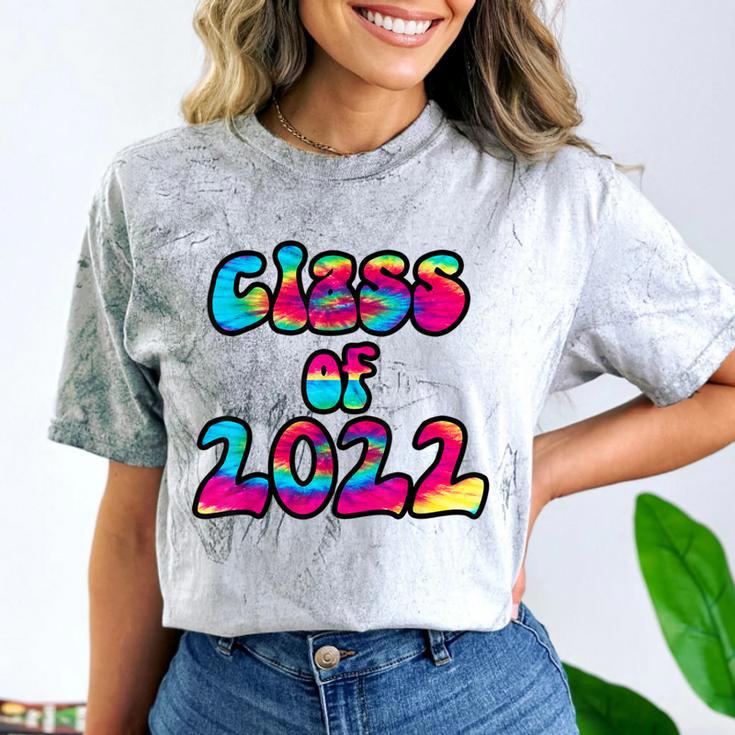Senior Year 2022 Class Of 2022 Graduation Tie Dye Groovy Comfort Color Blast T-Shirt