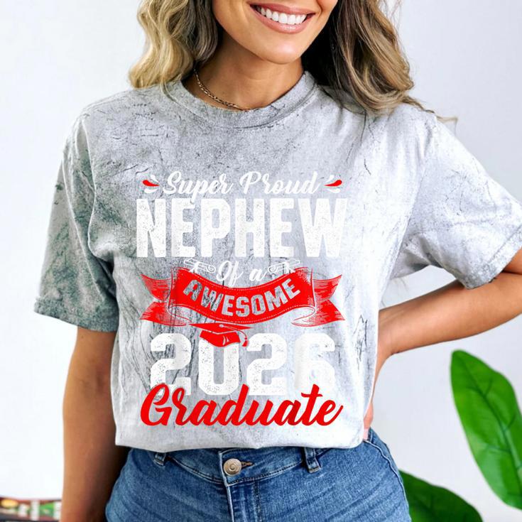 Super Proud Nephew Of a 2026 Graduate 26 Graduation Comfort Color Blast T-Shirt
