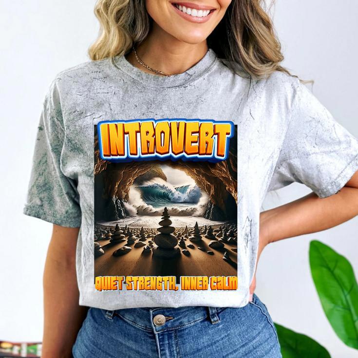 World Introvert Day Quiet Strength Inner Calm Comfort Color Blast T-Shirt World Introvert Day Quiet Strength Inner Calm Comfort Color Blast T-Shirt