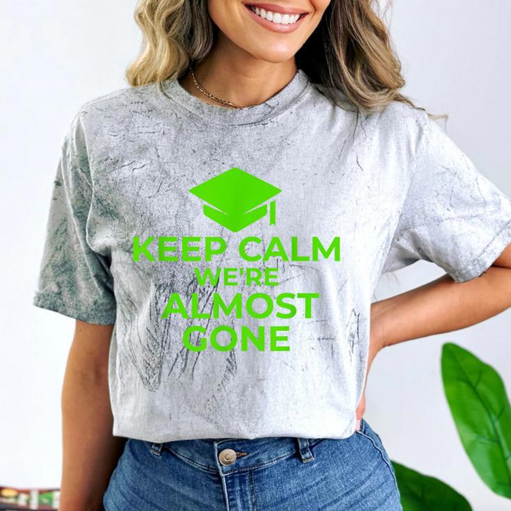 2018 Graduation  Red Green High School Color Comfort Color Blast T-Shirt