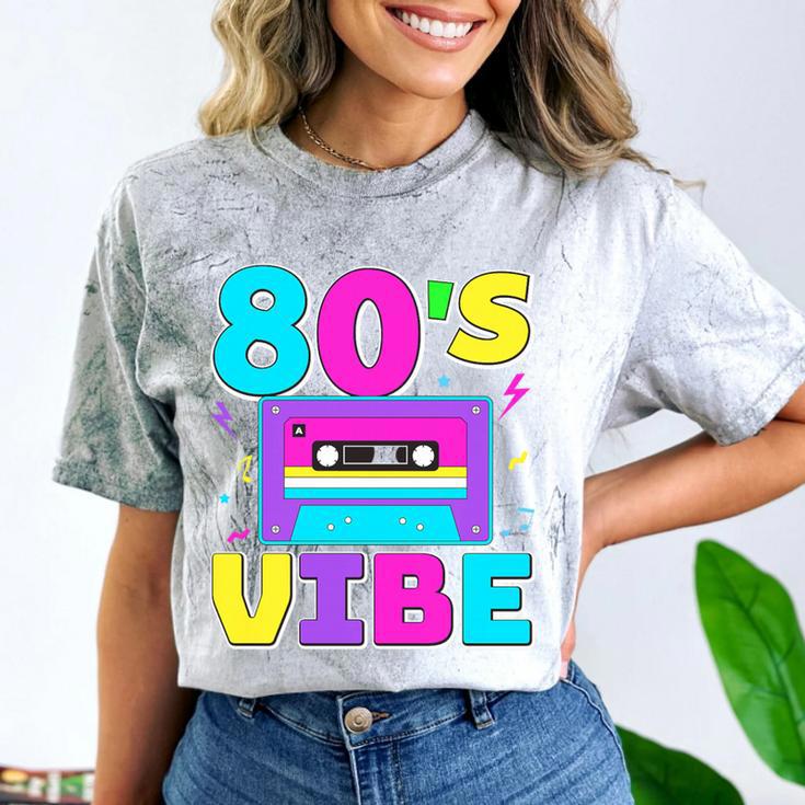 80's Vibe Retro Style Cassette Tape Nostalgia 1980s Party Premium Tri-Blend Comfort Color Blast T-Shirt